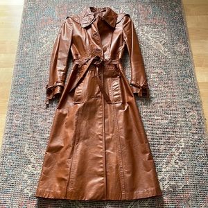 Ambe Vintage Light Brown Trench Coat